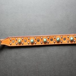 Turquoise Spot Wither Strap