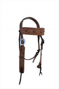 Chocolate Roughout Headstall