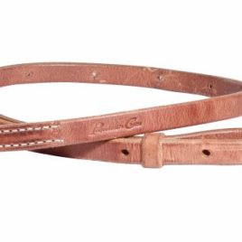 Harness Leather Tie Down Strap 5/8 inch wide with Brass Hardware