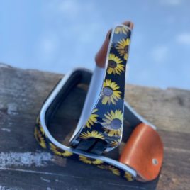 Ava Sunflower Stirrups by Desert Rose Equine