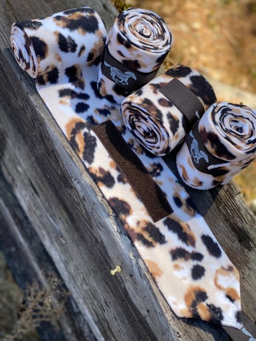 WhinneyWear S’mores Cheetah Polos Set of 4