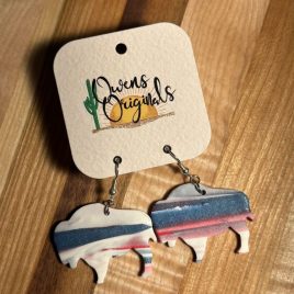 Owen’s Originals Patriotic Buffalo Earrings
