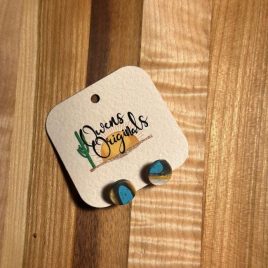 Owen’s Originals Turquoise & Tan Earrings