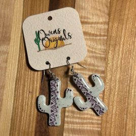 Owen’s Originals Aztec Cactus Earrings
