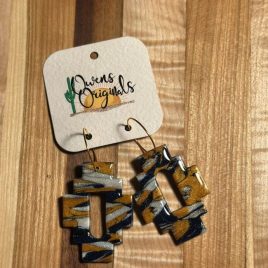 Owen’s Originals Glitter & Gold Earrings